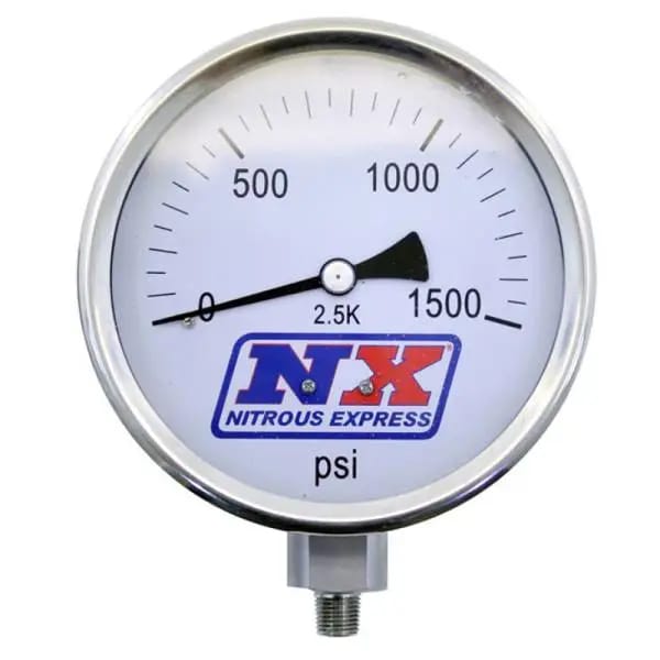 Nitrous Express Nitrous Pressure Gauge 4in-High Accuracy thumbnail 2