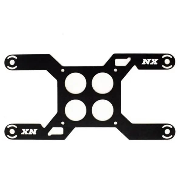 Nitrous Express Carb Plate Solenoid Bracket for Dominator (4 Solenoid) thumbnail 2