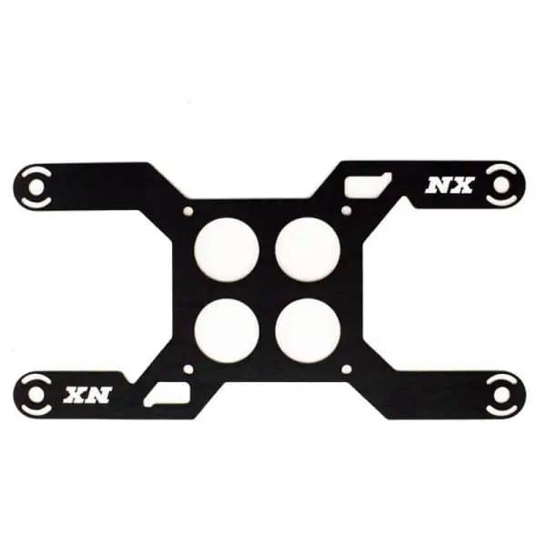 Nitrous Express Carb Plate Solenoid Bracket for Dominator (4 Solenoid) thumbnail 3