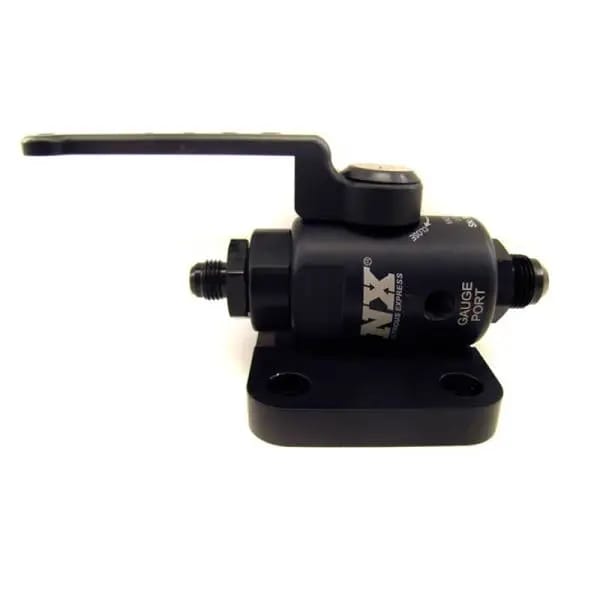 Nitrous Express Remote Shutoff Nitrous Valve 4AN Male Inlet and Outlet thumbnail 3