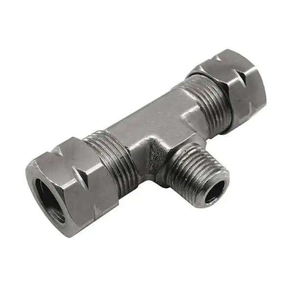Nitrous Express 3/8 Compression x 1/8 Male NPT Branch T thumbnail 2