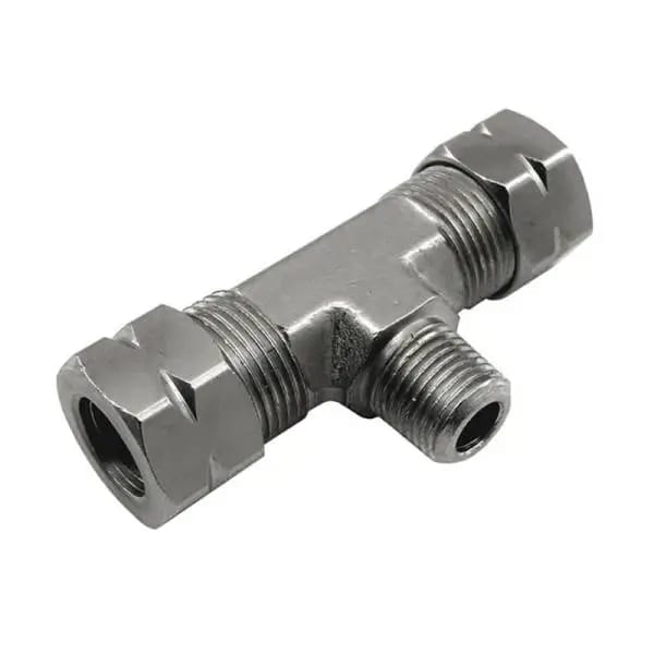 Nitrous Express 3/8 Compression x 1/8 Male NPT Branch T thumbnail 3