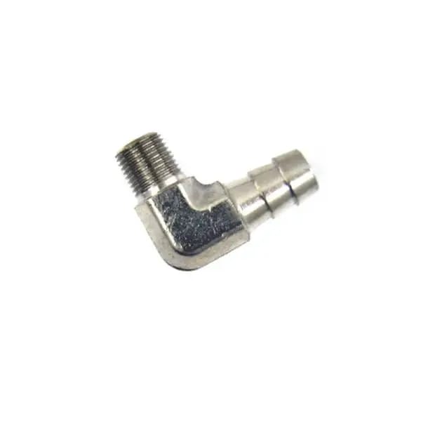 Nitrous Express 3/8 NPT x 3/8 90 Hose Barb thumbnail 3