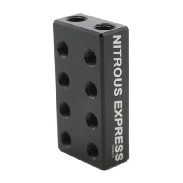 Nitrous Express 2 Inlet 16 Outlet Nitrous/Fuel Distribution Block thumbnail 2