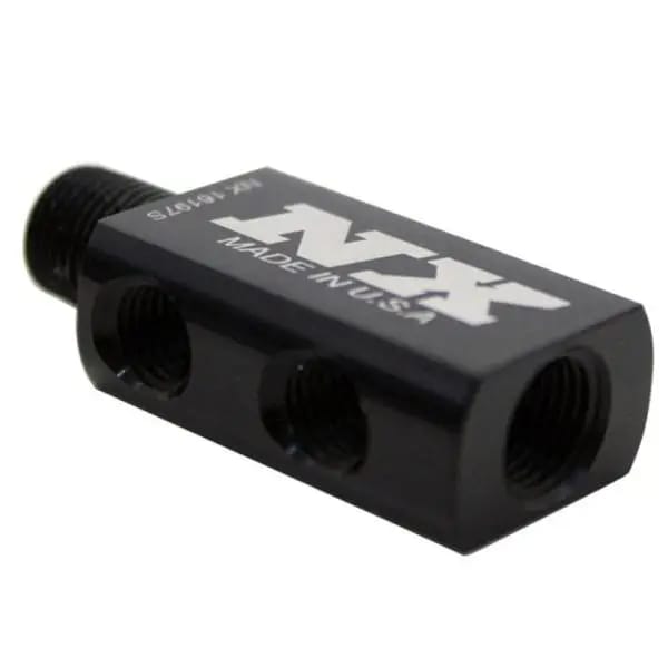 Nitrous Express Compact Distribution Block w/Gauge Port thumbnail 2
