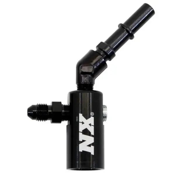Nitrous Express 3/8-10mm Late Model Billet Fuel Line Adapter 45 Degree thumbnail 2