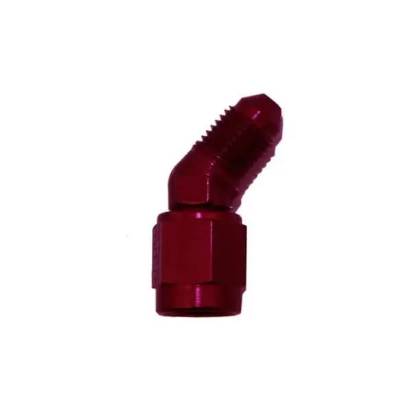 Nitrous Express 3AN Male x 45 -3 Female Swivel - Red thumbnail 2