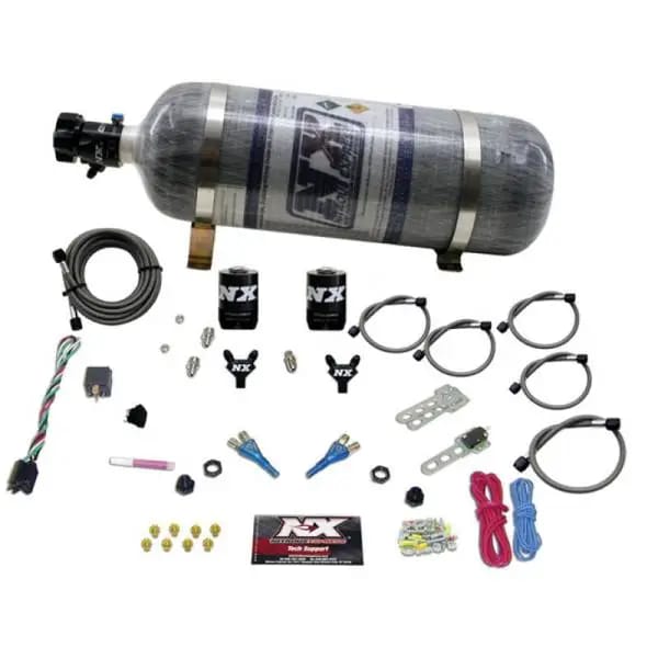 Nitrous Express Ford EFI Dual Nozzle Nitrous Kit (100-300HP) w/Composite Bottle thumbnail 3