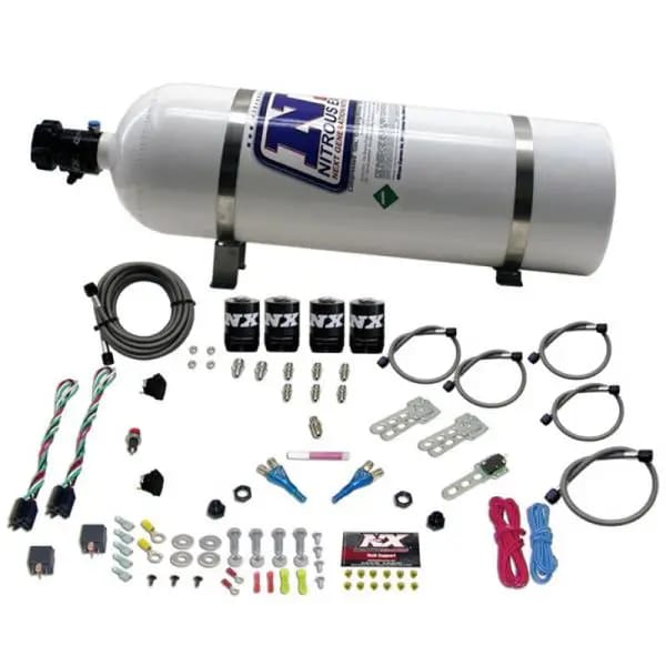 Nitrous Express Ford EFI Dual Stage Nitrous Kit (50-150HP x 2) w/15lb Bottle thumbnail 3
