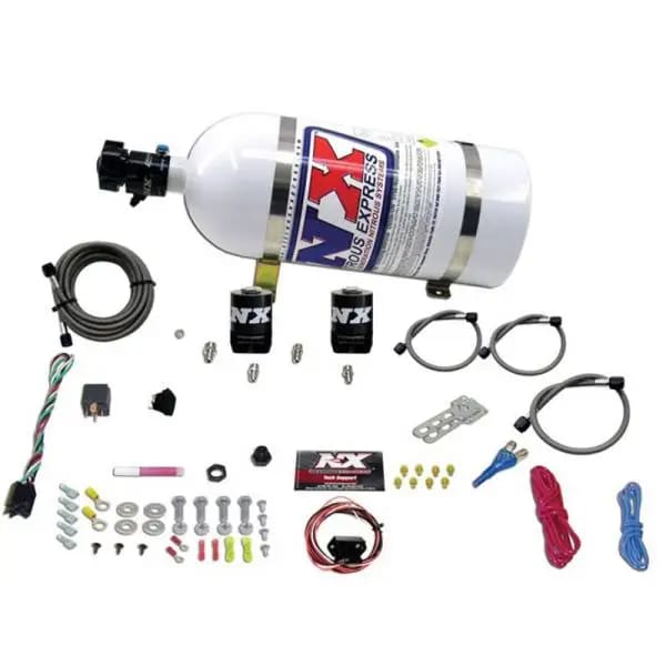 Nitrous Express Universal Fly By Wire Single Nozzle Nitrous Kit w/10lb Bottle (Incl TPS Switch) thumbnail 3