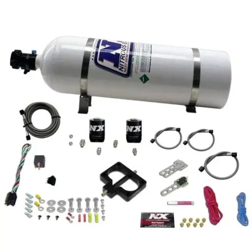 Nitrous Express Dodge TBI (Magnum) Nitrous Plate Kit (Magnum Engine) w/15lb Bottle
