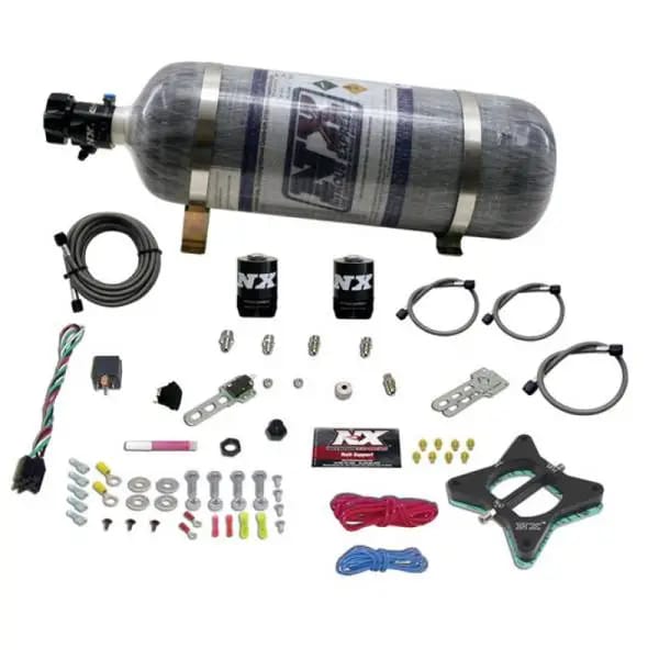 Nitrous Express 96-04 Ford Mustang 4.6L 2 Valve Nitrous Plate Kit w/Composite Bottle thumbnail 2