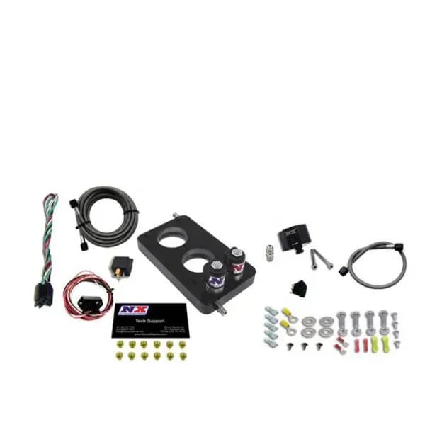 Nitrous Express 05-10 Ford Mustang 4.6L 3 Valve Nitrous Plate Kit (50-150HP) w/o Bottle thumbnail 2