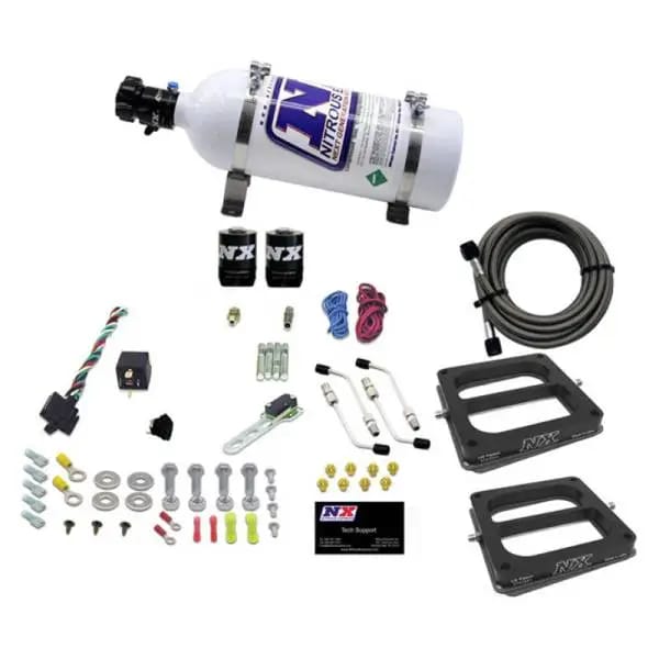 Nitrous Express Dual Dom/Gas Nitrous Kit (100-500HP) w/5lb Bottle thumbnail 3