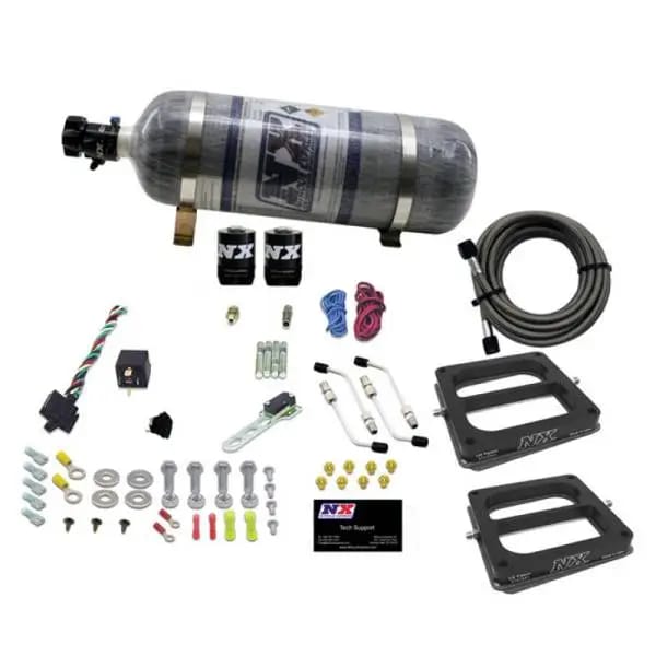 Nitrous Express Dual Dom/Gas Nitrous Kit (100-500HP) w/Composite Bottle thumbnail 3