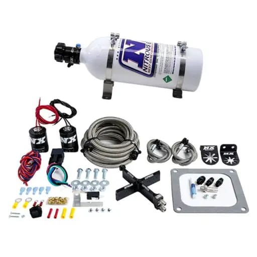 Nitrous Express 4500 Covert Crossbar Plate System Stage 6 50-300HP (5lb Bottle)