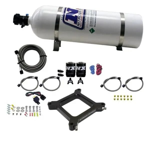Nitrous Express 4150 Assassin Plate Stage 6 Alcohol 50-300HP (15lb Bottle)