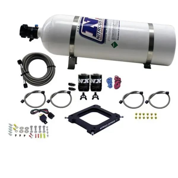 Nitrous Express 4500 Assassin Plate System Pro Power Alcohol 100-500HP (15lb Bottle)