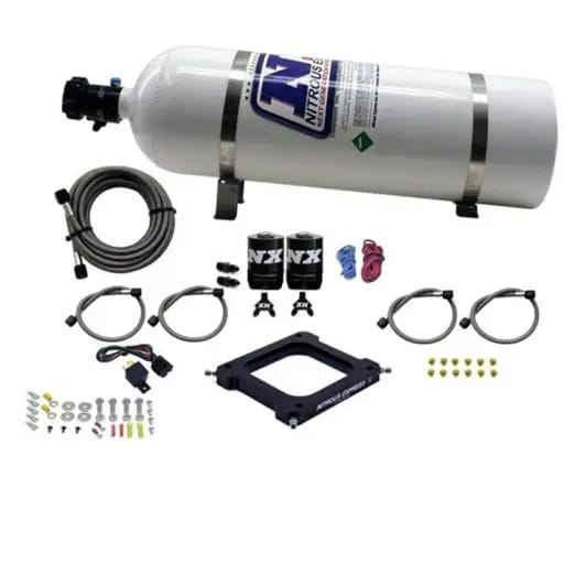 Nitrous Express 4500 Assassin Plate System Pro Power Alcohol 100-500HP (15lb Bottle)