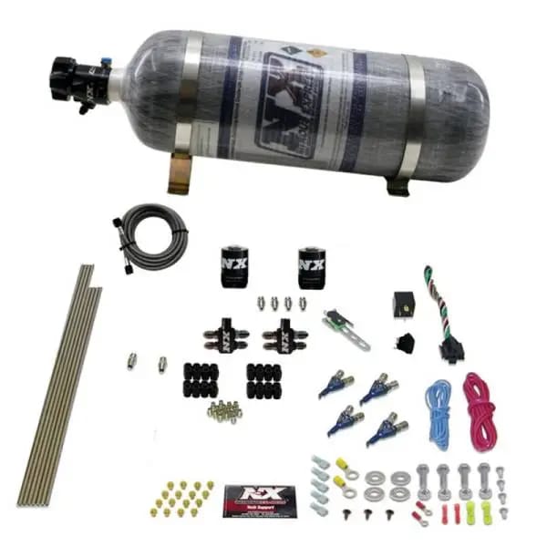 Nitrous Express 4 Cyl Gas (100-250HP) Nitrous Kit w/Composite Bottle thumbnail 2