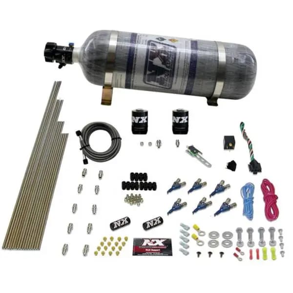 Nitrous Express 6 Cyl Gas Nitrous Kit (150-375HP) w/Composite Bottle thumbnail 3