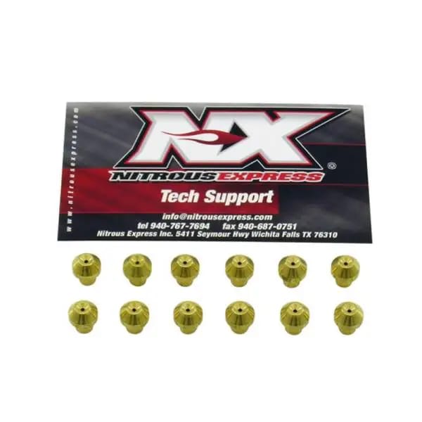 Nitrous Express 6 Cyl Alcohol Vortech Nozzle Jet Pack (150-375HP) thumbnail 3