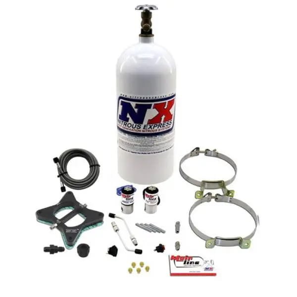 Nitrous Express 96-04 Ford Mustang GT 4.6L 2 Valve Mainline EFI Nitrous Kit w/10lb Bottle thumbnail 3