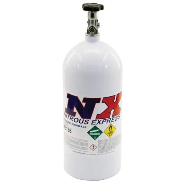 Nitrous Express 10lb Bottle w/Mainline Valve (6.89 Dia x 20.19 Tall) thumbnail 3
