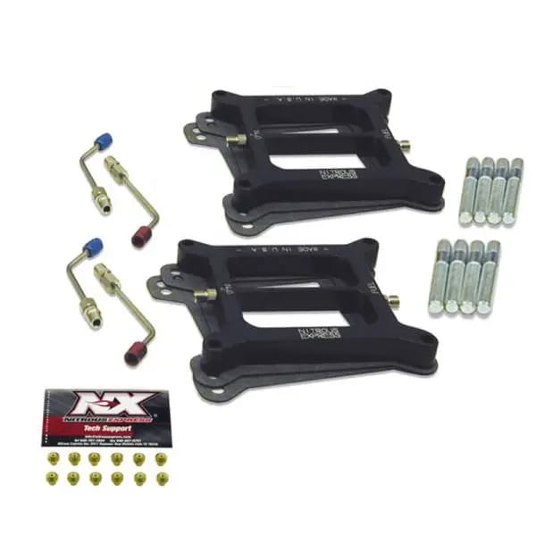 Nitrous Express Dual 4150 Stage Six Nitrous Plate Conversion thumbnail 2