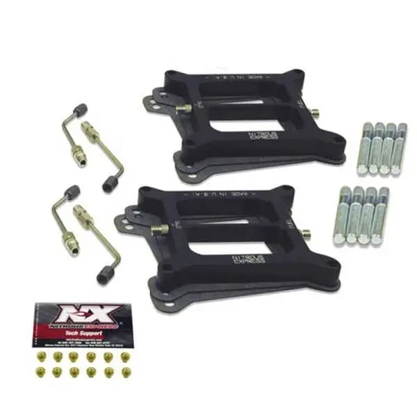 Nitrous Express Dual 4150 Stage Six Nitrous Plate Conversion thumbnail 3
