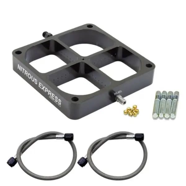 Nitrous Express Single Entry Crossbar 8500 Based Throttle Body Nitrous Plate Conversion thumbnail 2