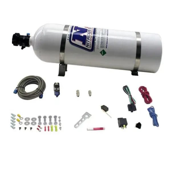 Nitrous Express Diesel Dry Nitrous Kit w/15lb Bottle/Mounting Hardware for 50HP thumbnail 2