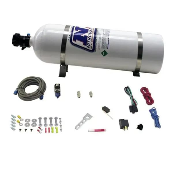 Nitrous Express Diesel Dry Nitrous Kit w/15lb Bottle/Mounting Hardware for 50HP thumbnail 3