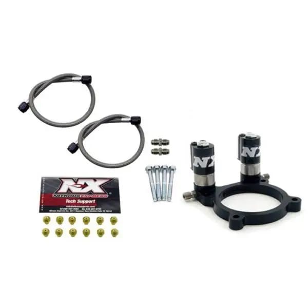 Nitrous Express 11-14 Ford Mustang 3.5L/3.7L Nitrous Plate Conversion (w/Integrated Solenoids) thumbnail 2