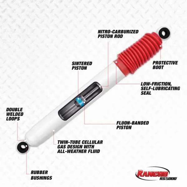 Rancho 77-79 Ford Pickup / F250 Series 3/4 Ton Front RS5000 Steering Stabilizer thumbnail 2
