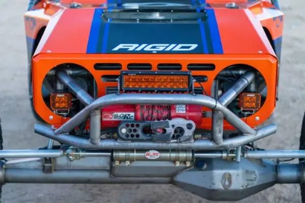 Rigid Industries Protective Polycarbonate Cover - Dually/D2 - Yellow thumbnail 4
