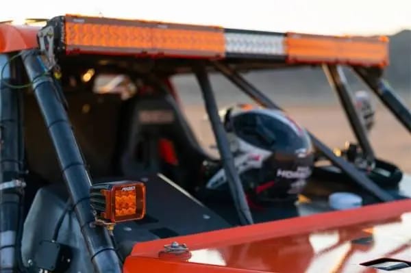 Rigid Industries Protective Polycarbonate Cover - Dually/D2 - Yellow thumbnail 5