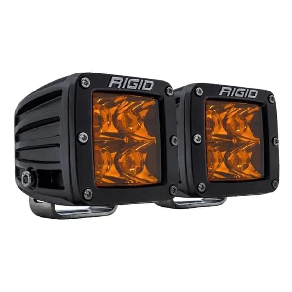 Rigid Industries D-Series Spot w/ Amber PRO Lens (Pair) thumbnail 3