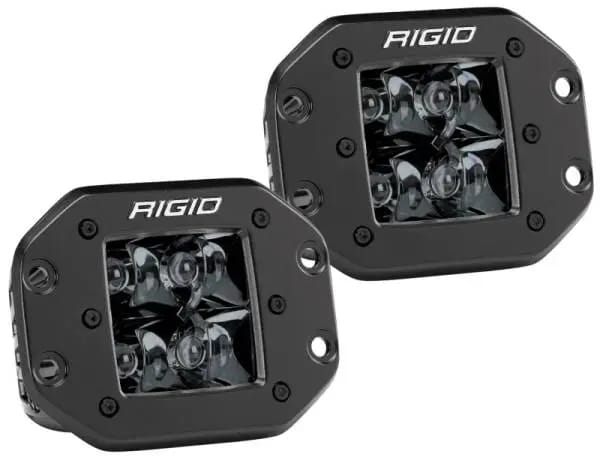 Rigid Industries D2 - Midnight Edition Flush Mount Spot Lights thumbnail 2