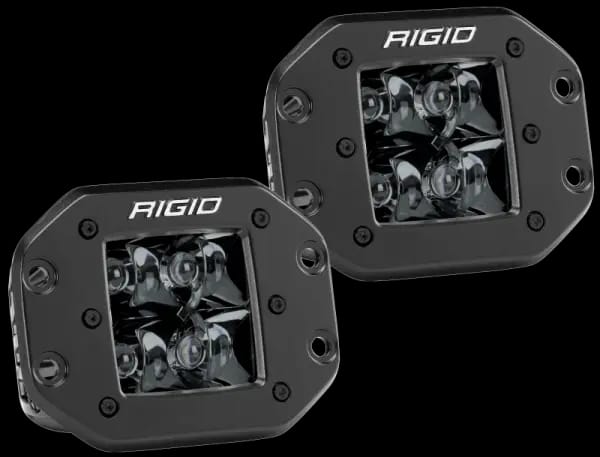 Rigid Industries D2 - Midnight Edition Flush Mount Spot Lights thumbnail 4