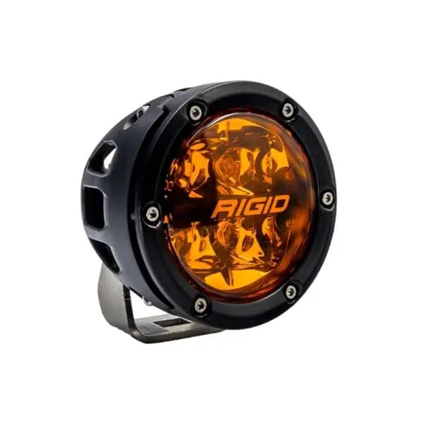 Rigid Industries 360-Series 4in Fog w/ Amber PRO Lens - White (Pair) thumbnail 6