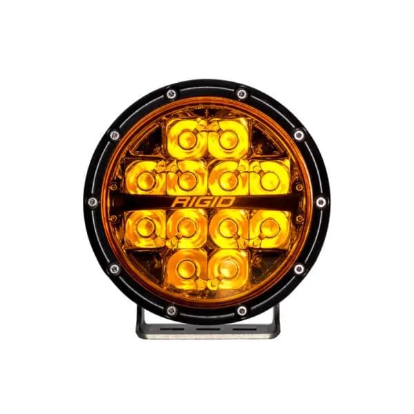 Rigid Industries 360-Series 6in SAE Fog w/ Amber PRO Lens - White (Pair) thumbnail 2