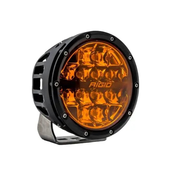 Rigid Industries 360-Series 6in SAE Fog w/ Amber PRO Lens - White (Pair) thumbnail 6