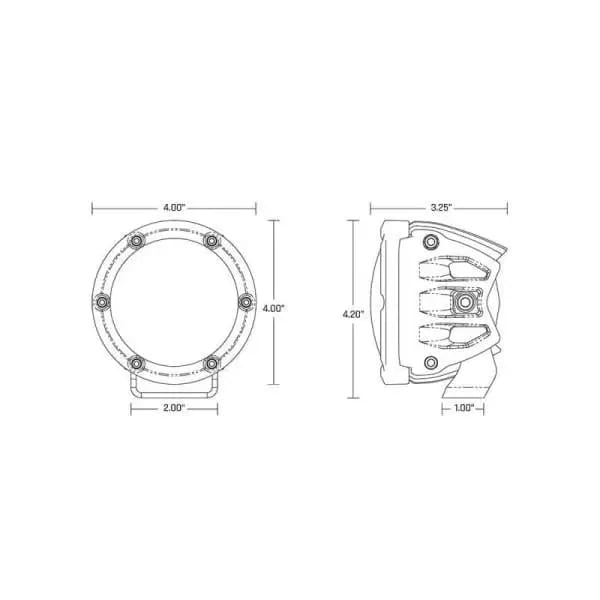 Rigid Industries 360-Series 4in LED Off-Road Diffused Beam - RGBW Backlight (Pair) thumbnail 25