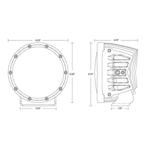 Rigid Industries 360-Series 6in LED Off-Road Drive Beam - RGBW (Pair) thumbnail 24