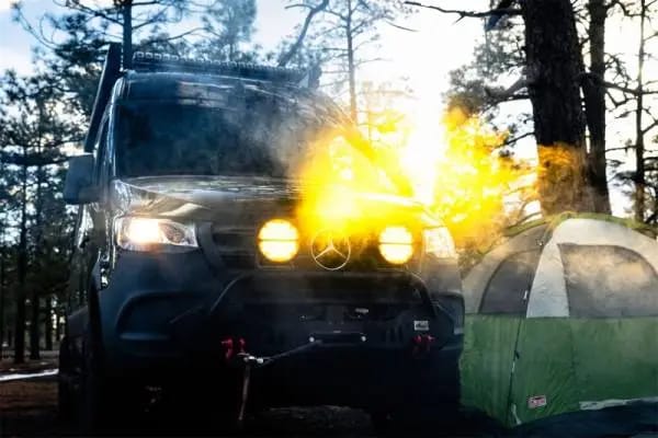 Rigid Industries 360-Series 9in LED Off-Road Spot Beam - Amber thumbnail 4