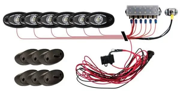 Rigid Industries Rock Light Kit- Blue (6 lights) thumbnail 3