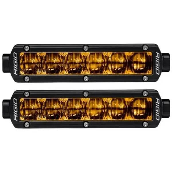 Rigid Industries 6in SR-Series Pro Dot / SAE Fog Lights (Pair) - Selective Yellow thumbnail 2