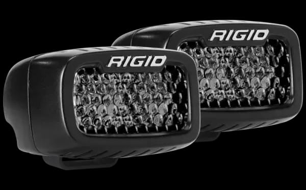 Rigid Industries SR-M Series PRO Midnight Edition - Spot - Diffused - Pair thumbnail 5