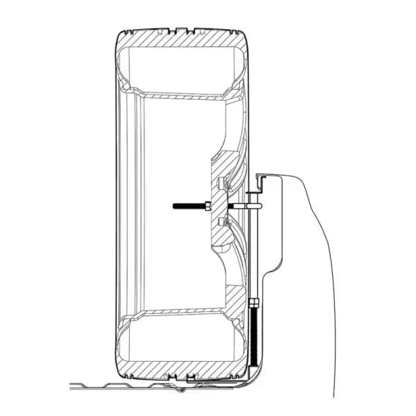 Titan Fuel Tanks Universal Spare Tire Buddy Mounting System thumbnail 4